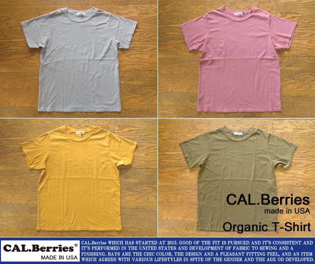 [CAL.Berries]カルベリーズ-オーガニックユニセックスTシャツ