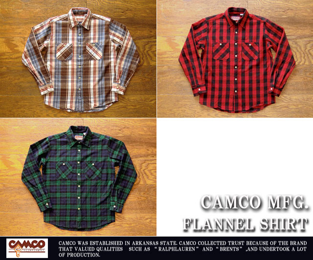 [CAMCO]カムコ-フランネルシャツ2015