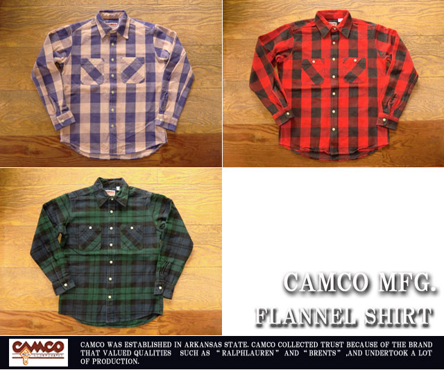 [CAMCO]カムコ-フランネルシャツ2020