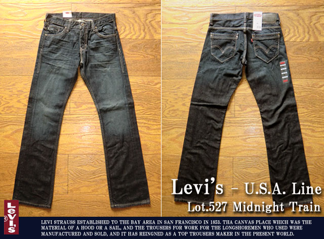 Levi'sUSAリーバイスUSA/527ローライズブーツカットMidnightTrain/三重 ...