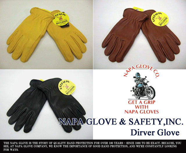 NAPA GLOVE SAFETY,INCナパグローブ/ディアスキンレザードライバーグローブ(裏地なし)/三重県松阪市チャットストリート