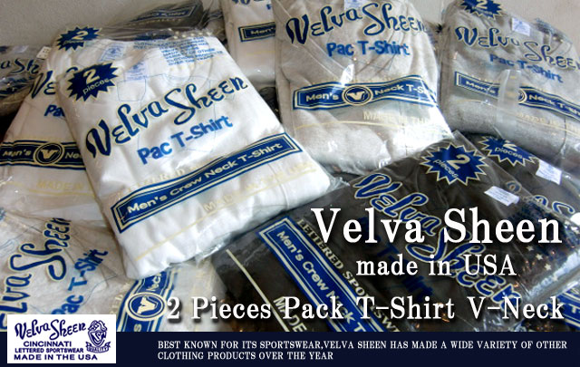 ベルバシーン ２PポケットTシャツ(Vネック)