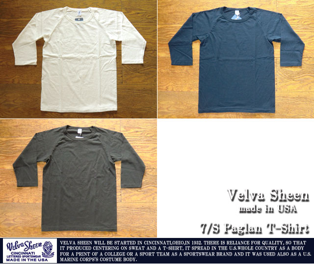 Velva Sheen]ベルバシーン/7分袖ラグランTシャツ/三重県松阪市チャット