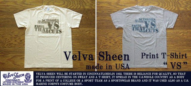ベルバシーン-プリントTシャツ“VS”