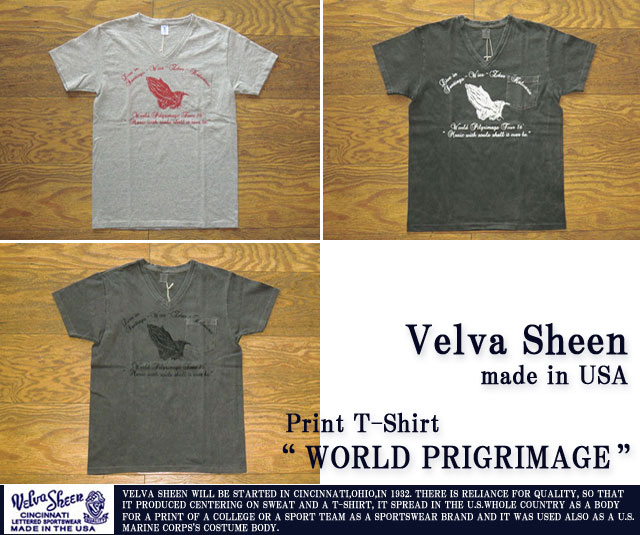 ベルバシーン-プリントTシャツ“WORLD PRIGRIMAGE”